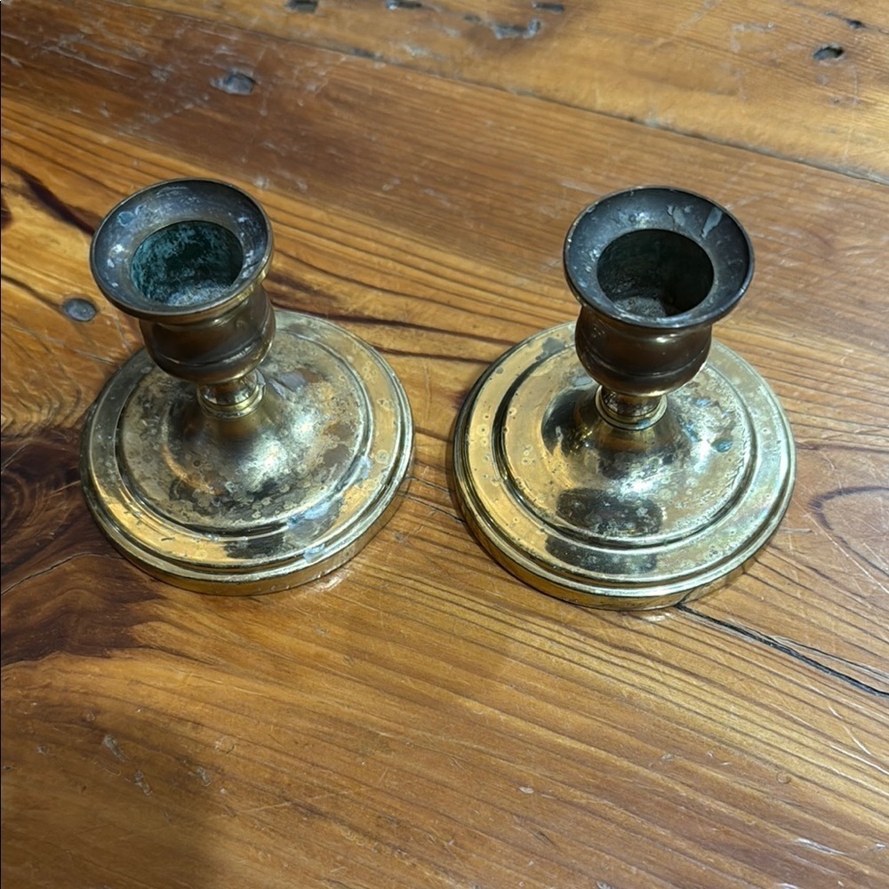 Baldwin Gold Accents Candle Holders with Classic Design